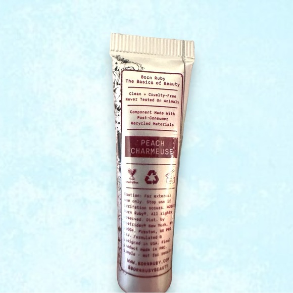 🆕 Born Ruby Oh-So-Natural Blush Drops: Peach Charmeuse 5.5ml - Picture 3 of 4